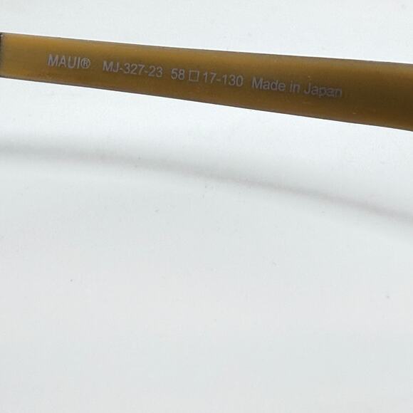 Maui Jim Guardrails MJ-327-23 Brown Aviator Sunglasses Frames 58-17 130 20493 - Picture 6 of 7